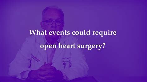 On Site Open Heart Surgery Youtube