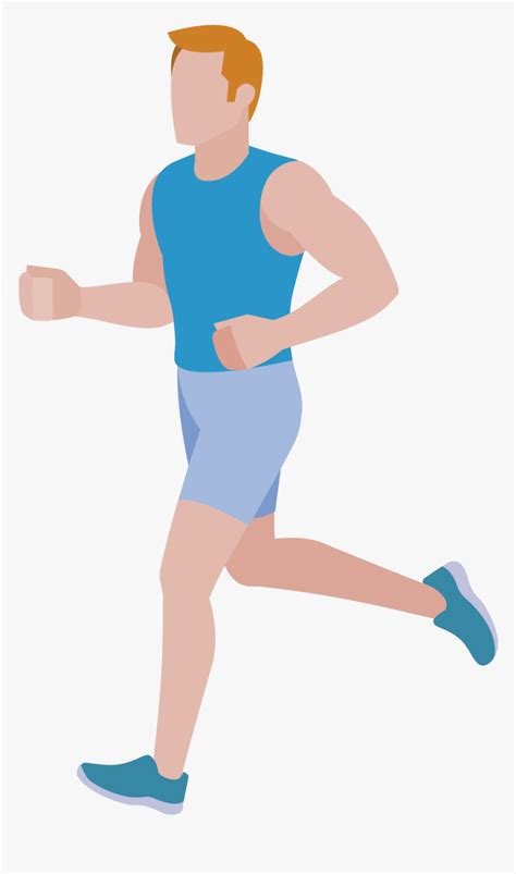 Running Legs Png Cartoon Man Running Png Transparent Png