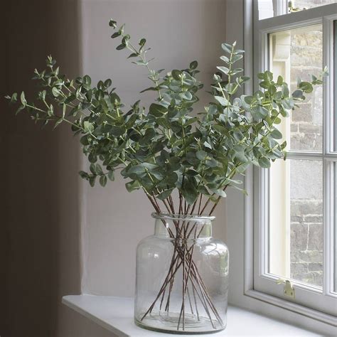 This Set Of 6 Artificial Eucalyptus Stems Are Perfect For Adding Subtle