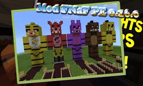 Descarga De Apk De Mod Fnaf Minecraft Pe 0160 Para Android