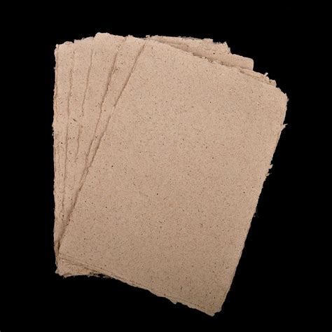 Coconut Coir Handmade Paper Natural Textured Paper Eco Friendly Set