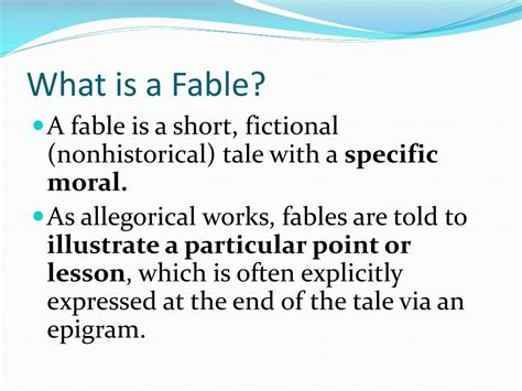 Ppt Fables Powerpoint Presentation Free Download Id2185410