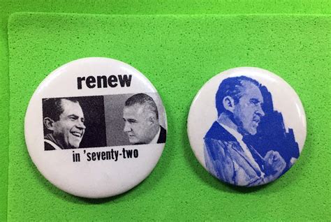 Buy Richard Nixon 10 Campaign Button Lot Set See Both Photos Incl A Rare Renew In Setgnety