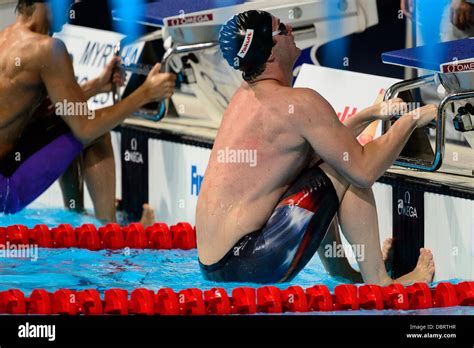 usa s ryan lochte awaits the start to the 200m backstroke final at the 15th fina world