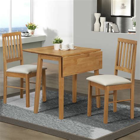 Home And Haus Wells Extendable Dining Table And 2 Chairs And Reviews