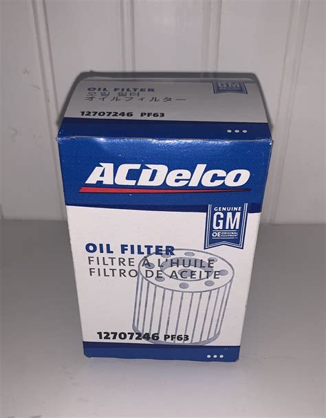 Ac Delco 19330000 Cross Reference Oil Filters