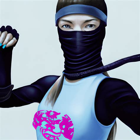 Barbie Wearing A Ninja Outfit Graphic · Creative Fabrica