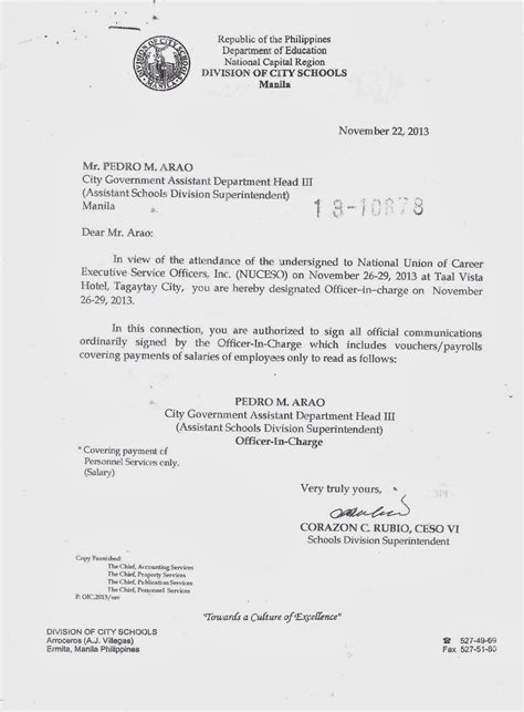 Department Of Education Manila Division Memorandum No 694