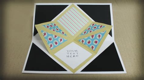 On the back do the card. How to make Thank You Cards for Teachers - YouTube