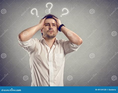 Businessman Question Stock Photo Image Of Invention 49134128