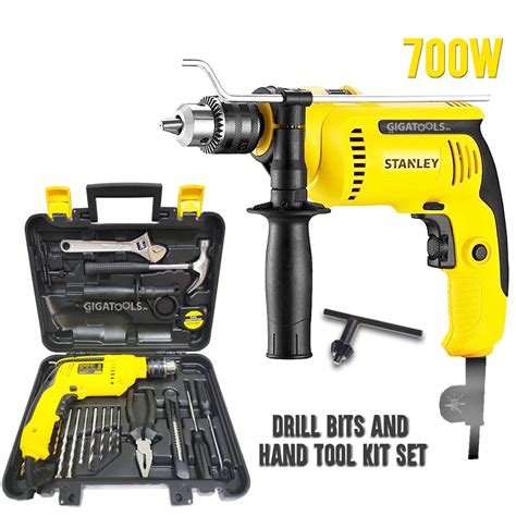 Stanley Sdh700kv Professional Impact Hammer Drill 13mm 700w With D