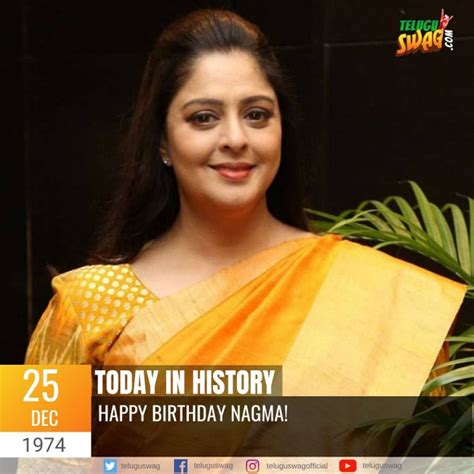 Happy Birthday Nagma Telugu Swag