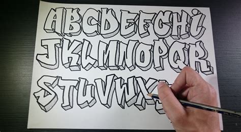 Image Result For Graffiti Alphabet Throwie Style Drawing