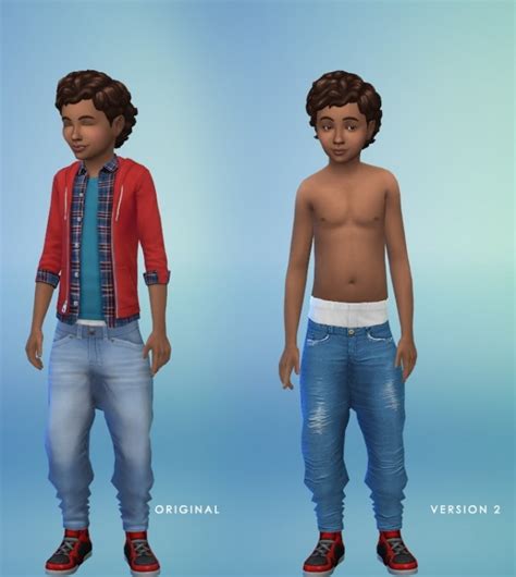 Ebonis Urban Jeans Converted For Boys At Onyx Sims Sims