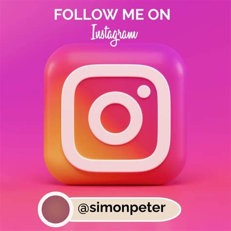 Copy Of Follow Me On Instagram Postermywall