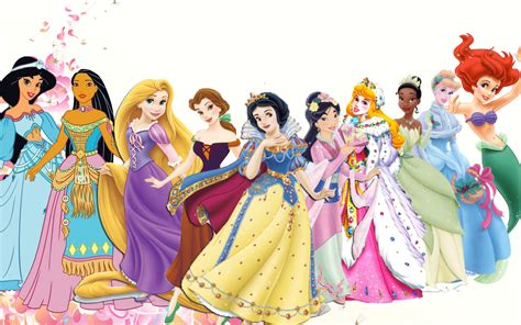 Walt Disney Characters Photo Disney Princess Lineup With Very Unique Dresses Of Some Princesses