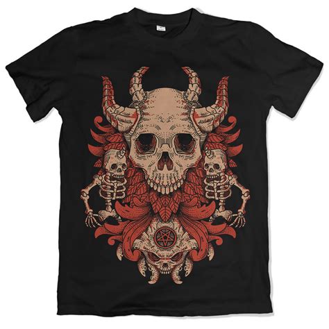 Skull T Shirt Template Tshirt Factory