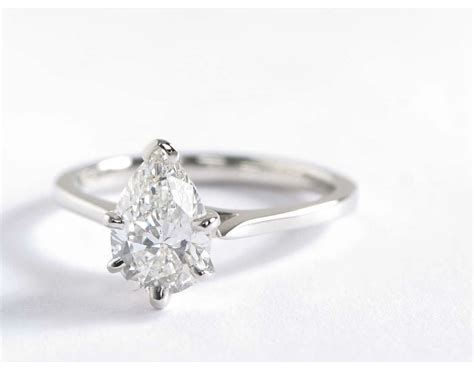 Proposing to the love of your life? 1.2 Carat Pear Diamond in our Petite Cathedral Solitaire ...