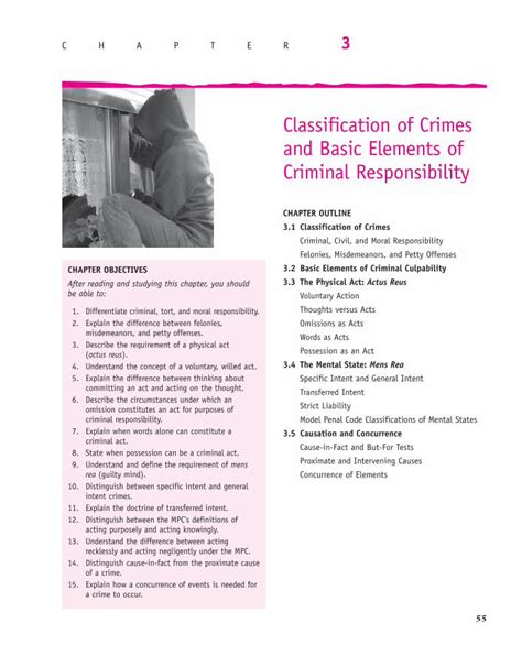 Pdf Classification Of Crimes And Basic Elements Of Criminal