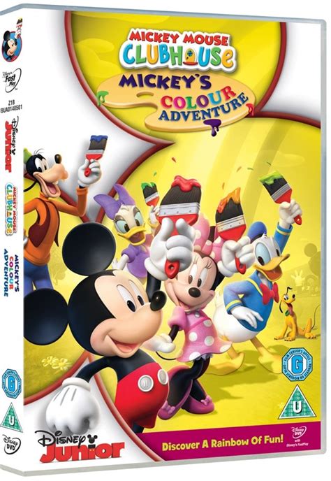 Mickey Mouse Clubhouse Mickeys Colour Adventure Dvd Free Shipping