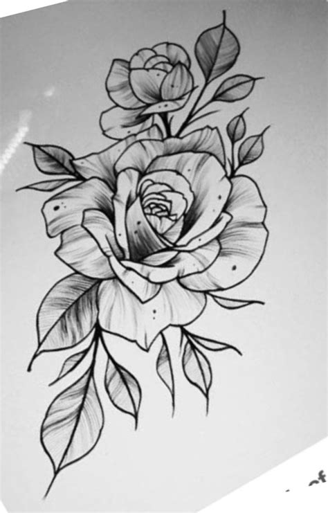 Imagem De Desenhos Para Tatuagem Por Артур Шек Em розы Desenhos Para