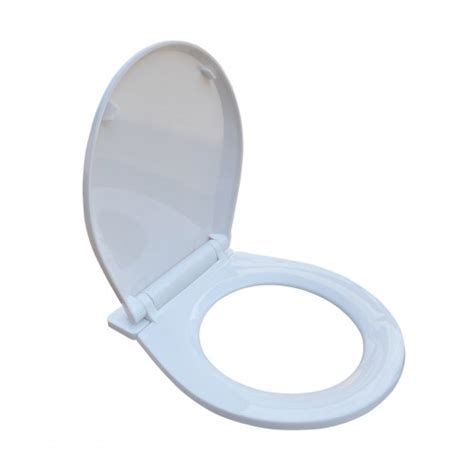 Toilet Seat Child Sized Replacement White Molded Plastic