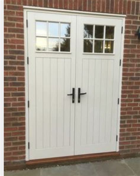 4.4 out of 5 stars. Garage ext it doors | Garage door design, Double doors ...