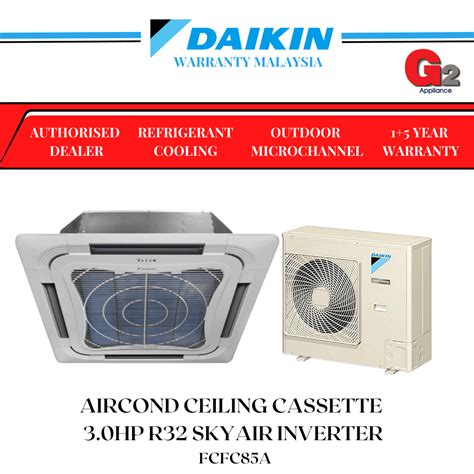 Daikin Authorised Dealer Hp Ceilling Cassette Inverter