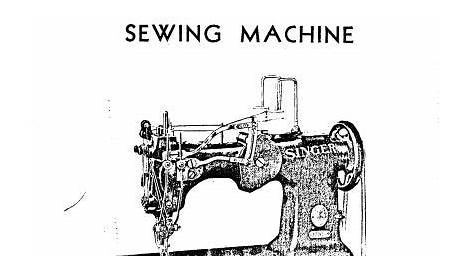 singer 72w19 sewing machine user manual