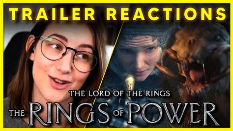 Lord Of The Rings The Rings Of Power Trailer Reaction And Breakdown Youtube