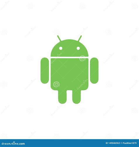 Android Logo Vector Illustration On White Background Photo Stock