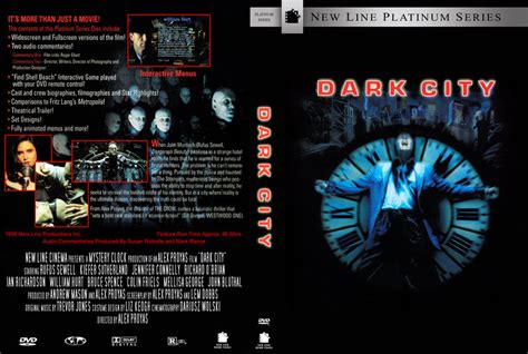 There are probably one or two movies with dark in the title that you instantly think of, but you might be surprised how many others there are too as you. Dark City - Movie DVD Custom Covers - 142Dark City v2 ...