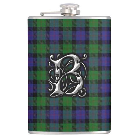 Clan Blair Tartan Old Scotland Flask