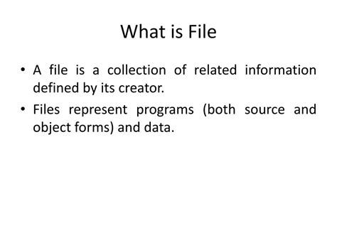 Ppt Topic File Management Powerpoint Presentation Free Download