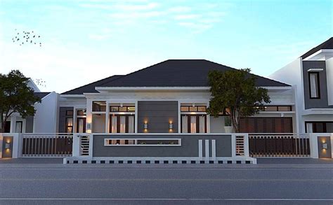 Gerbang pagar rumah minimalis modern info bisnis properti foto via infobisnisproperti.com. Desain Rumah Minimalis Terbaru Type 45 Dengan Pagar Rumah ...