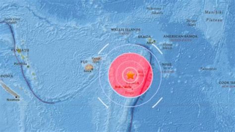 Strong And Shallow M61 Earthquake Hits In The Pacific Ocean Off Tonga