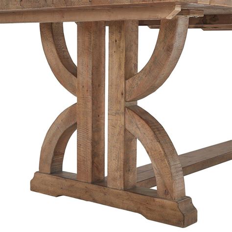 Paloma Reclaimed Wood Rectangular Trestle Table By Inspire Q Artisan Brown Overstock