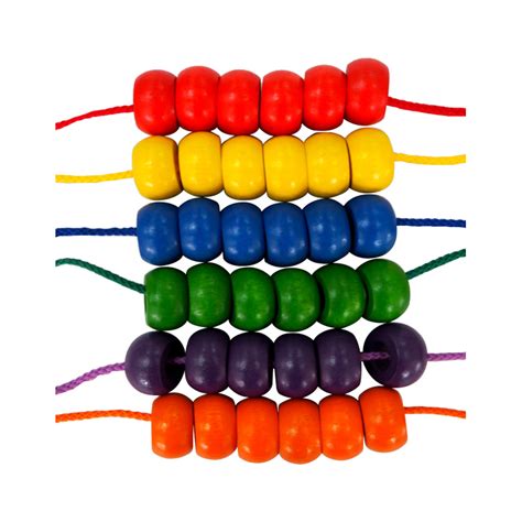 2515mm Flat Round Wooden Disc Beads 10 Colors