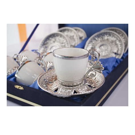Turkish Coffee Cups Sets Of 6 Ottoman Anatolian Greek Arabic Tea Set