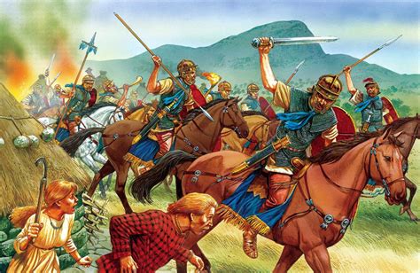 Roman Cavalry In Britain Gallic War Art Pinterest Roman Roman