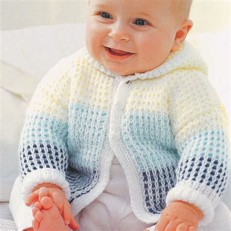 Knitting patterns for cardigan sweaters for girls and boys. Pin on Baby makes