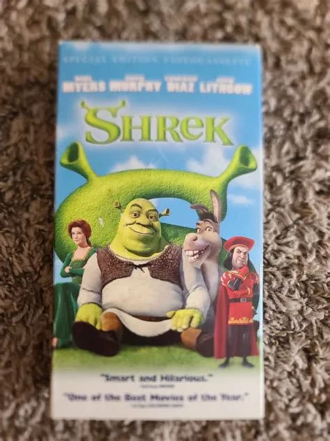 Shrek Special Edition Vhs Eddie Murphy Mike Myers 2001 Dreamworks