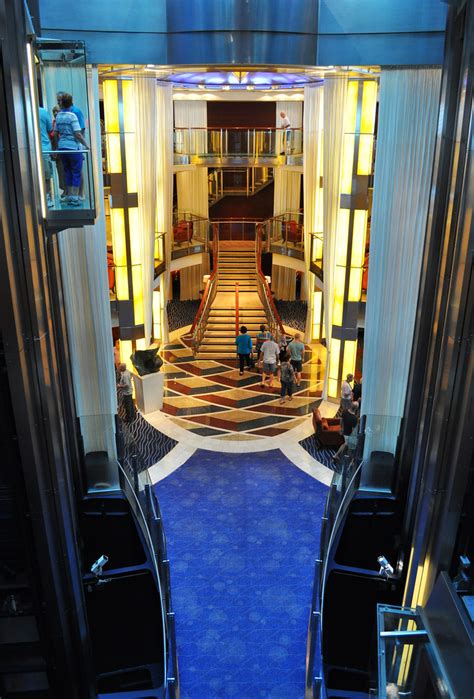 Celebrity Solstice Foyer View From The Elevator Area Flickr