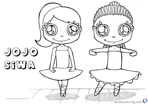 Jojo Siwa Coloring Pages with Coloriage Danseuse - Free Printable