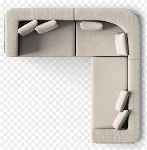 Corner Sofa Top View PNG Transparent With Clear Background ID TOPpng