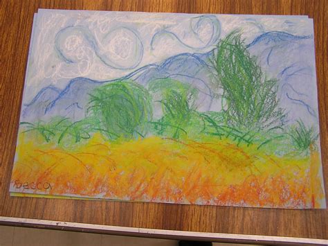 P C K Art Room Soft Pastel Paintings In 7th Grade