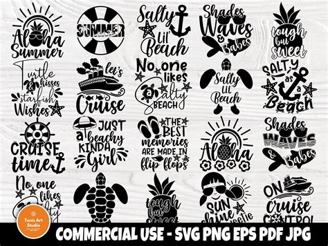 Summer Svg Bundle Beach Quotes Svg Vacation Svg Vacation Humor