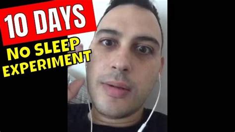 Watch This Guy Go Hours Days With No Sleep Day Sleep