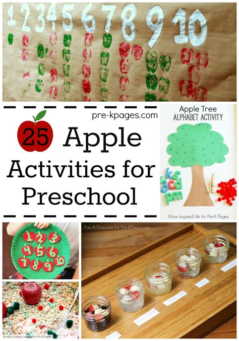 25 Apple Theme Activities For Preschool