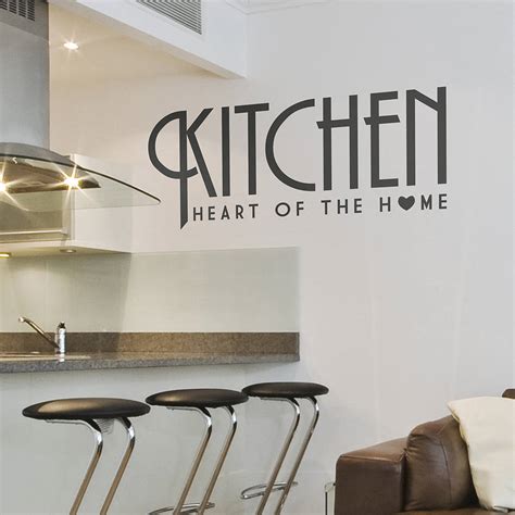 Jaamso royals sunflowers design kitchen wall stickers. Kitchen Wall Sticker 'heart Of The Home' By Oakdene ...